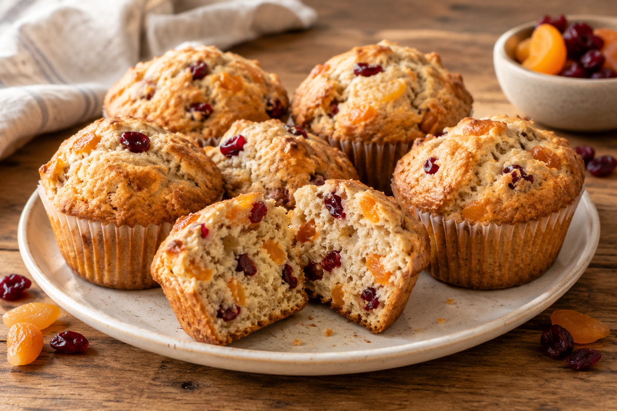 Apricot Cranberry Muffins