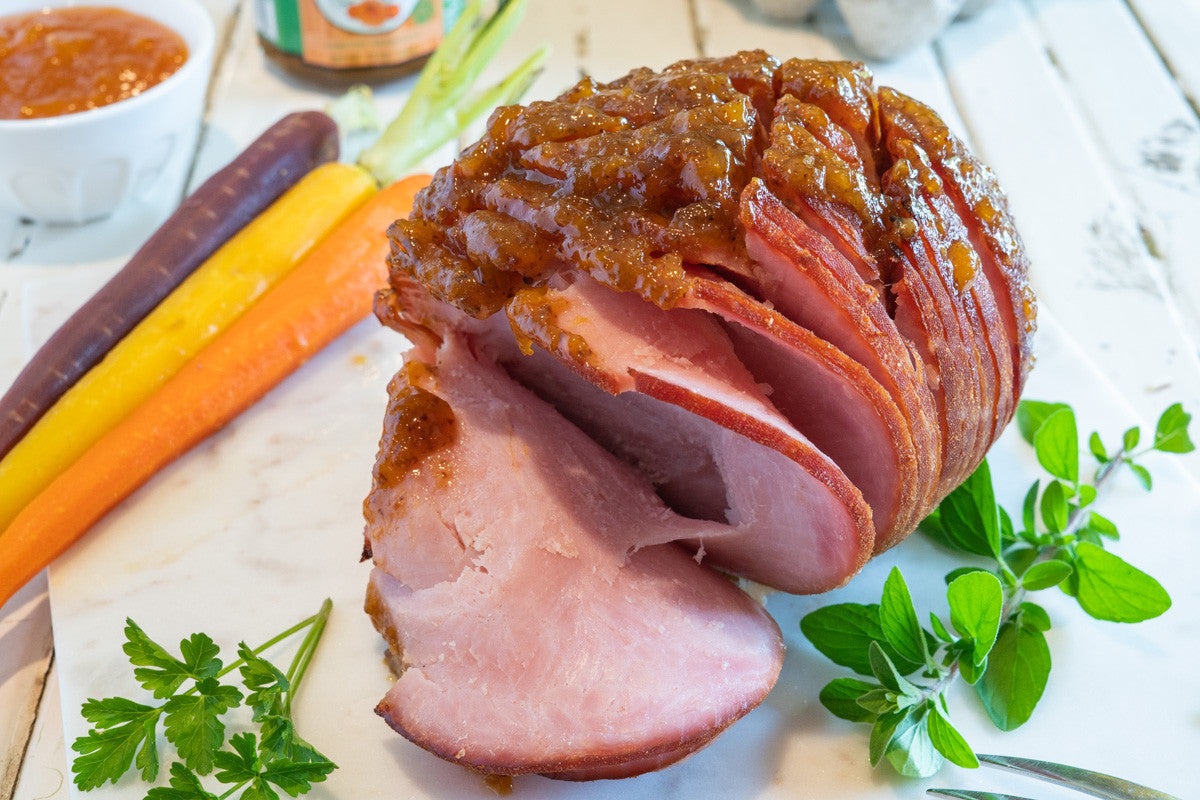  Apricot-Honey Glazed Baked Ham