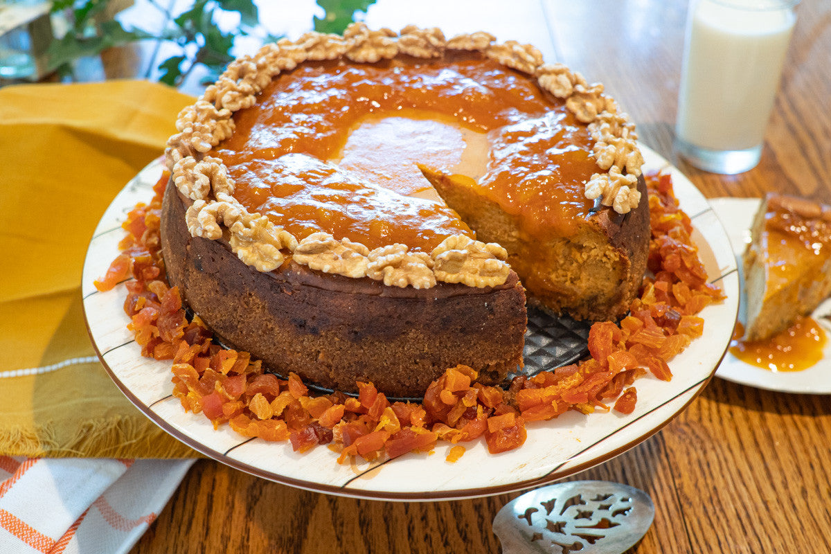 Dried Apricot-Pumpkin Cheesecake