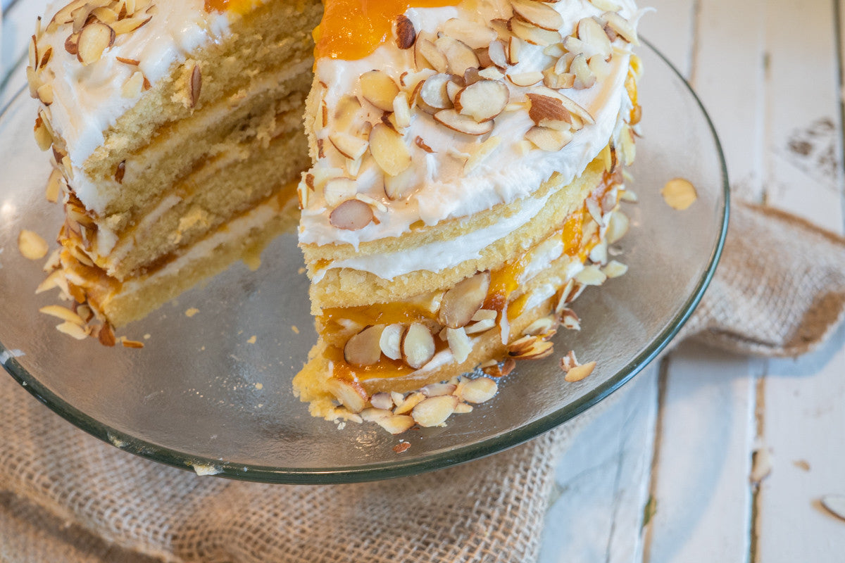 Almond-Apricot Layer Cake