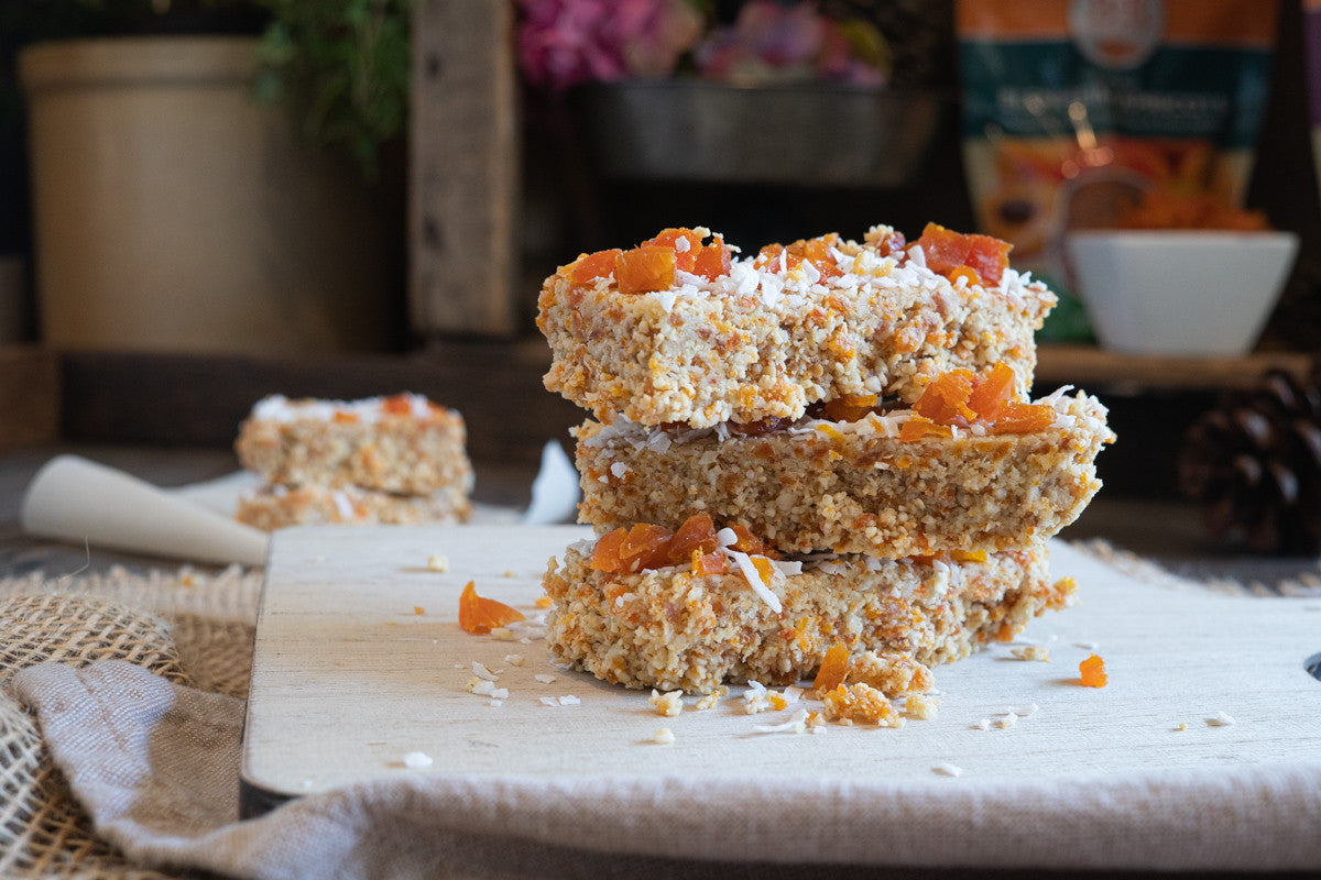 Apricot and Cashew Bars (Gluten Free)