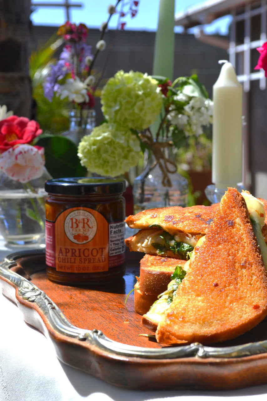 Apricot Brie Grilled Cheese