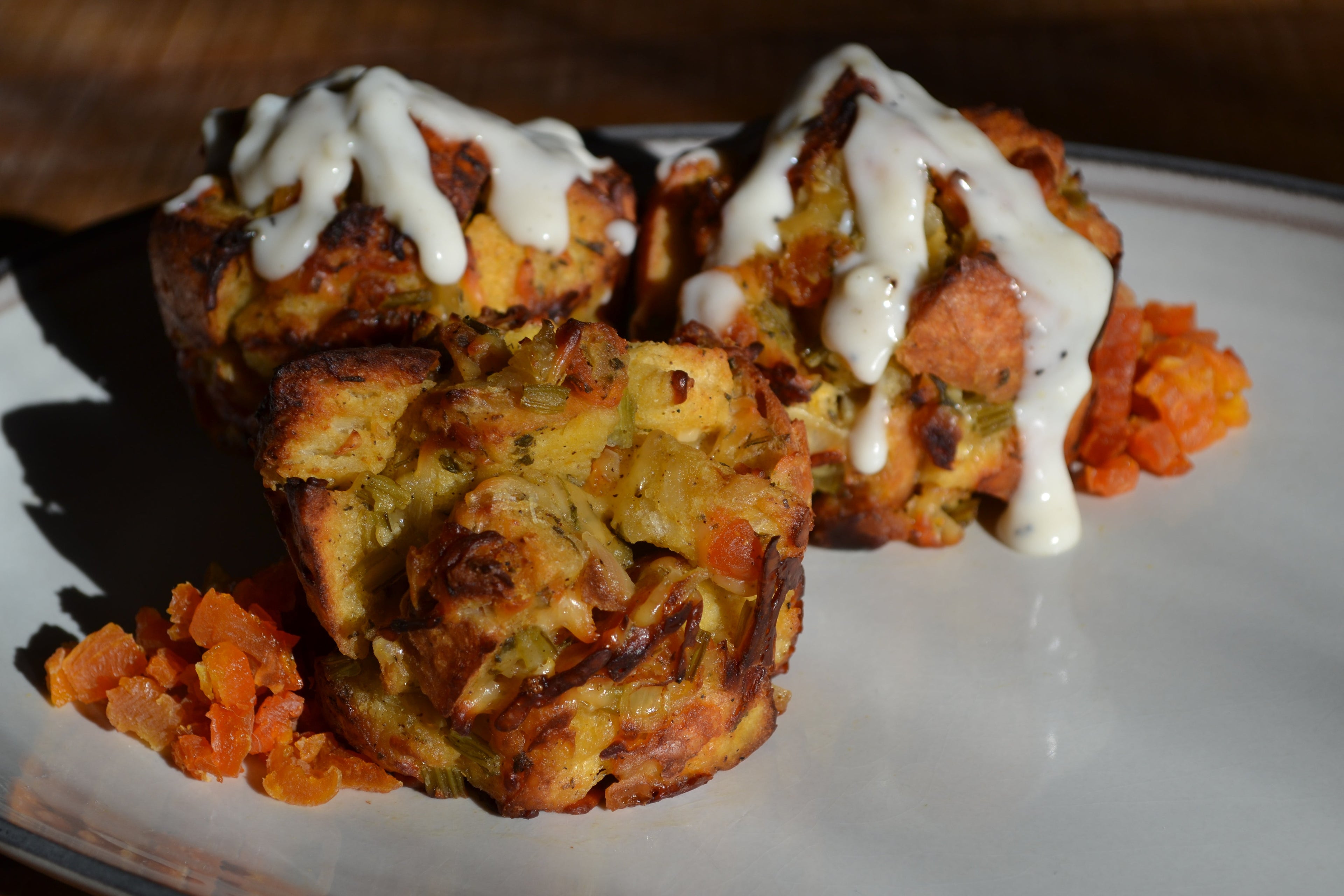 Apricot Stuffing Muffins