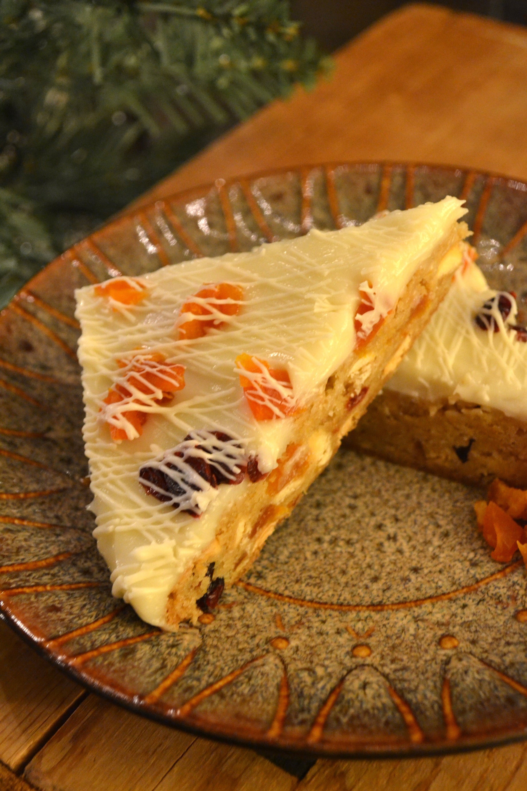 Apricot Cranberry Blondie