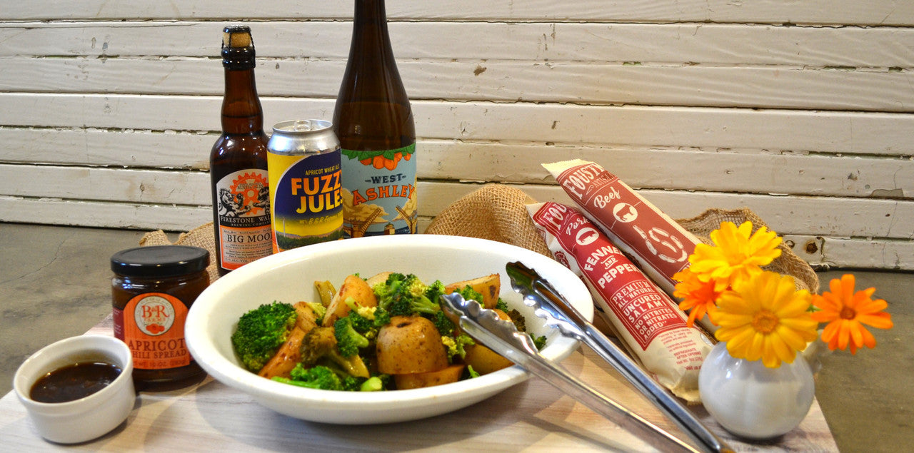 Apricot and Chili Glazed Potatoes