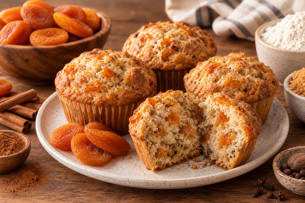 Spiced Apricot Muffins