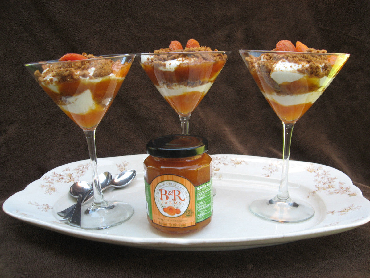 Apricot and Ginger Parfaits