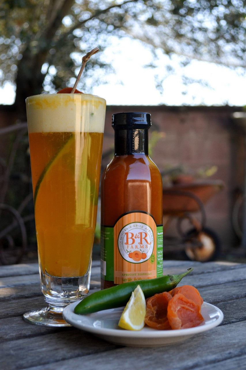 Spicy Apricot and Ale Cocktail