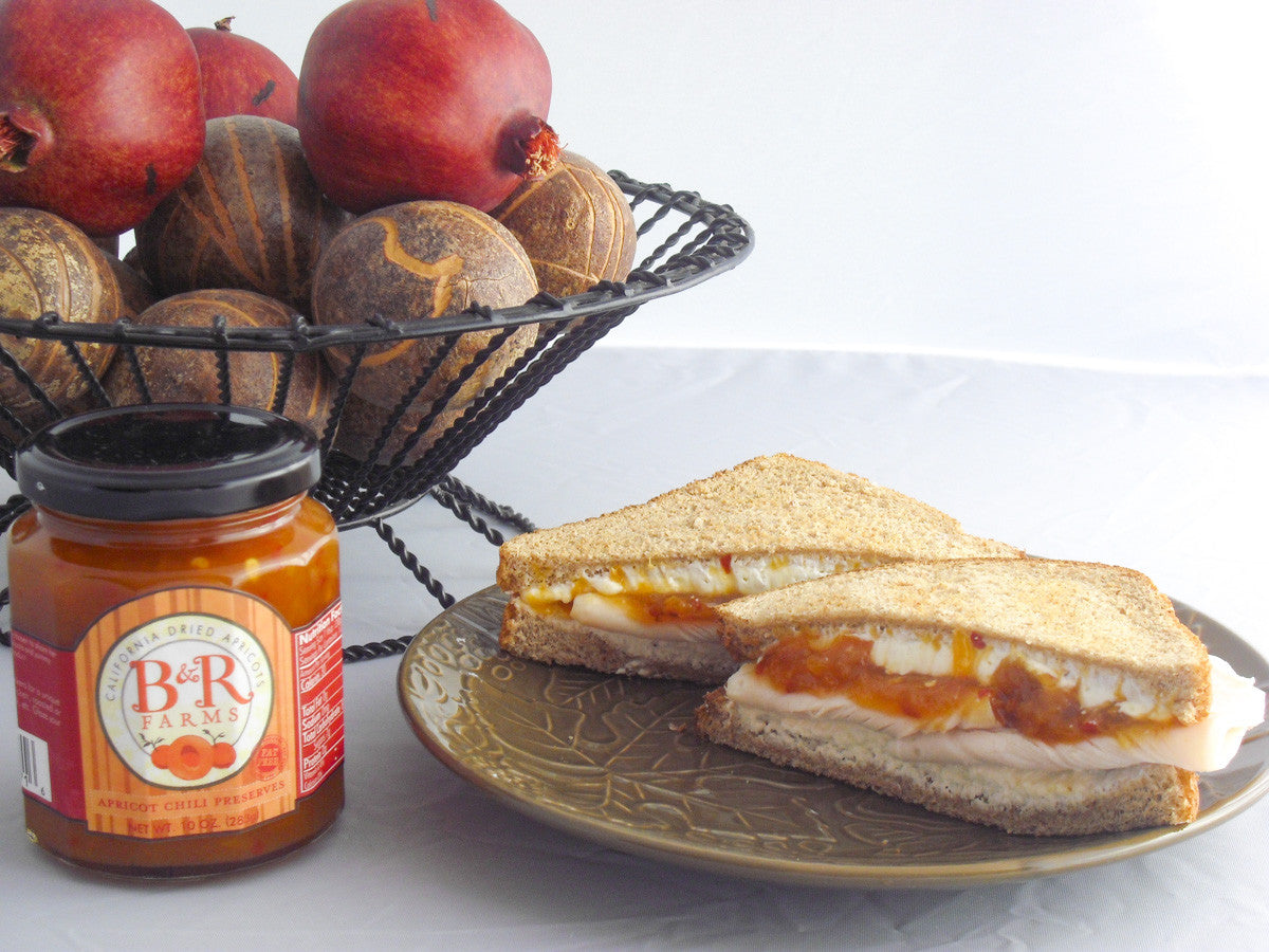 Apricot Nut Turkey Sandwiches