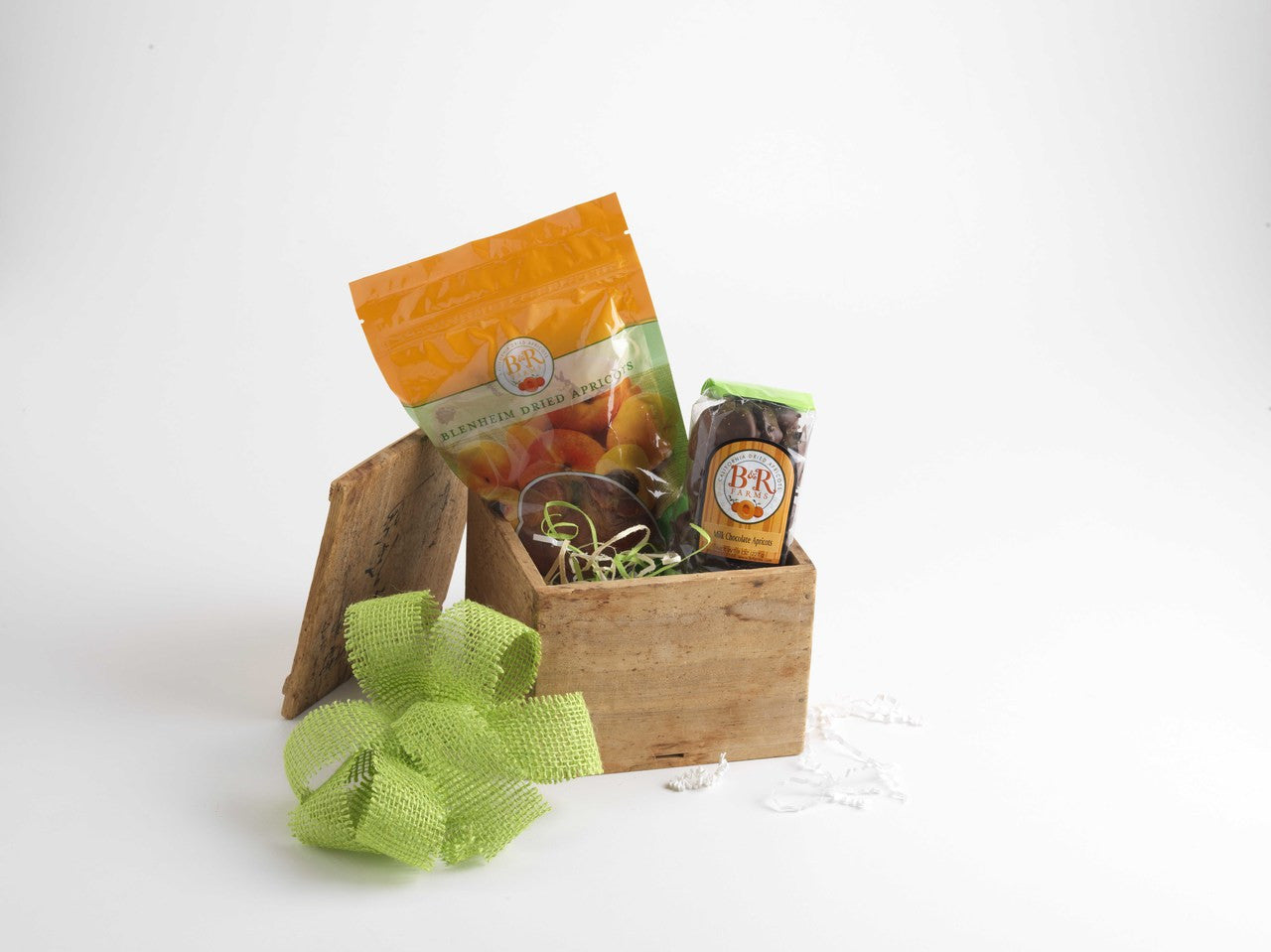 Taste of Fairview Holiday Basket- Dried Blenheim Apricots and Dark Chocolate Covered Apricot Nibbles